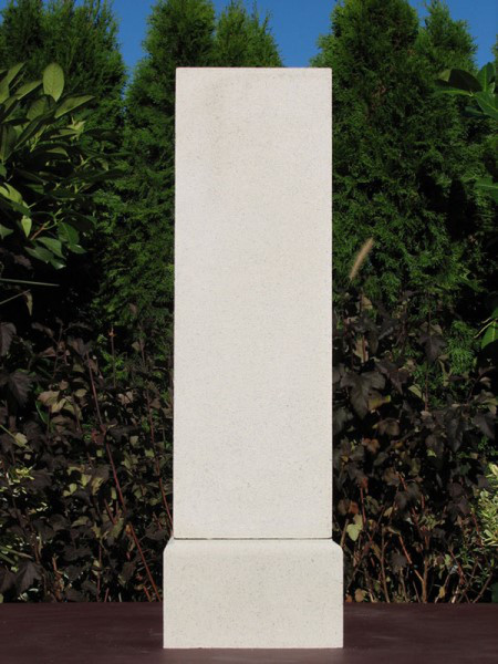 Stone Pedestal - 36 Inches Tall - Perfect for outdoor use